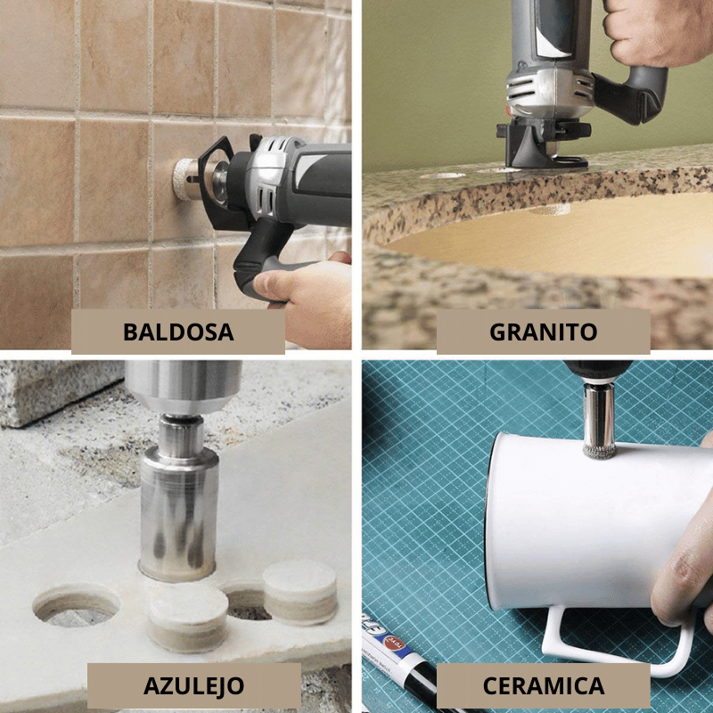 Broca diamantada 10 unidades