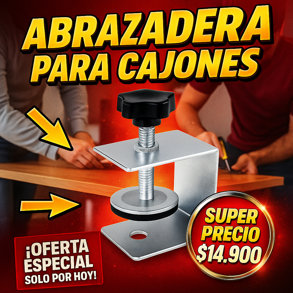 Abrazadera para cajones