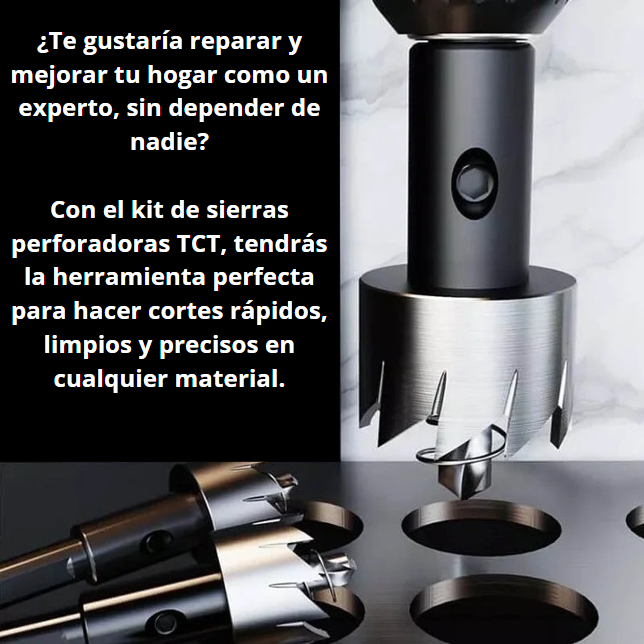 KIT DE 5 BROCAS PERFORADORAS