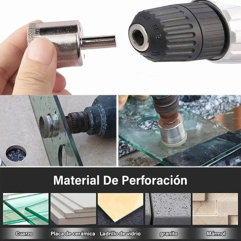 Broca diamantada 10 unidades